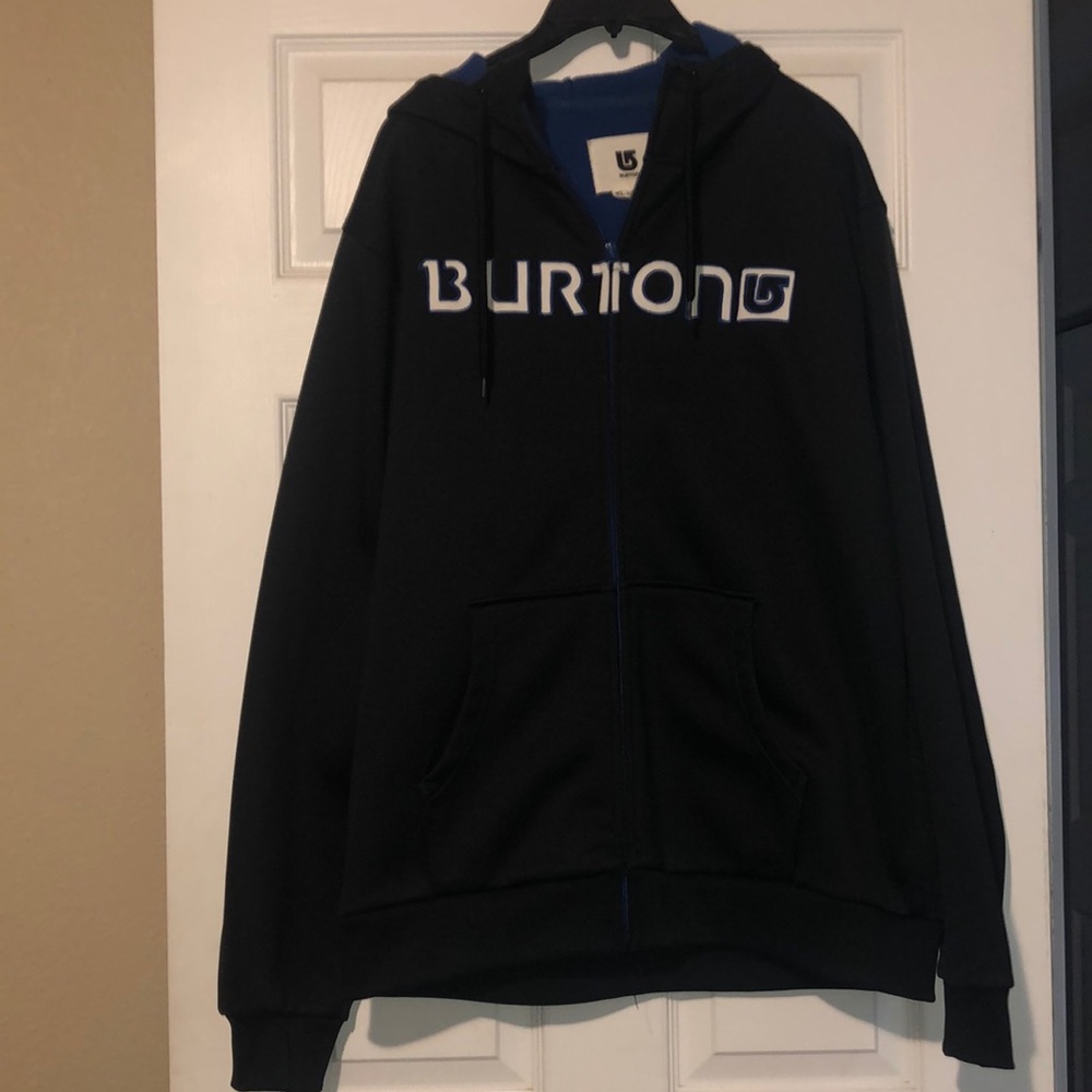 Burton XL Mens Navy Blue Snowboarding Hoodie